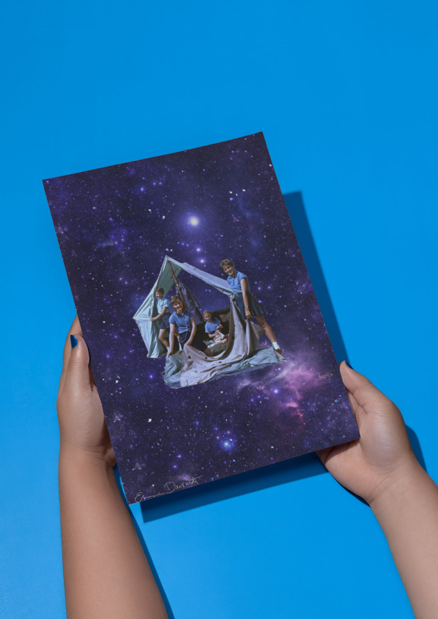 Collageprint 'Space Camp'