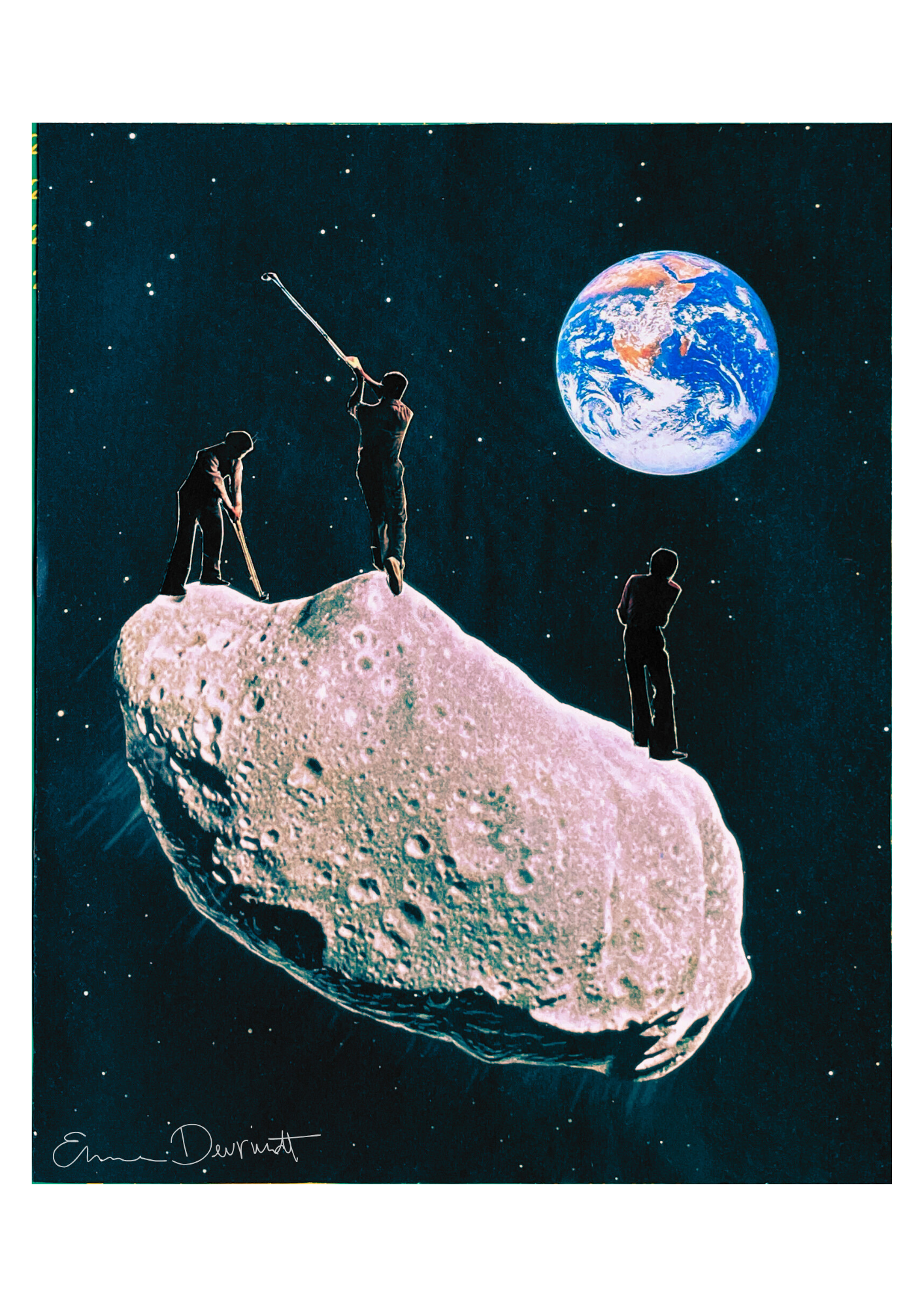 Collageprint 'World in One'