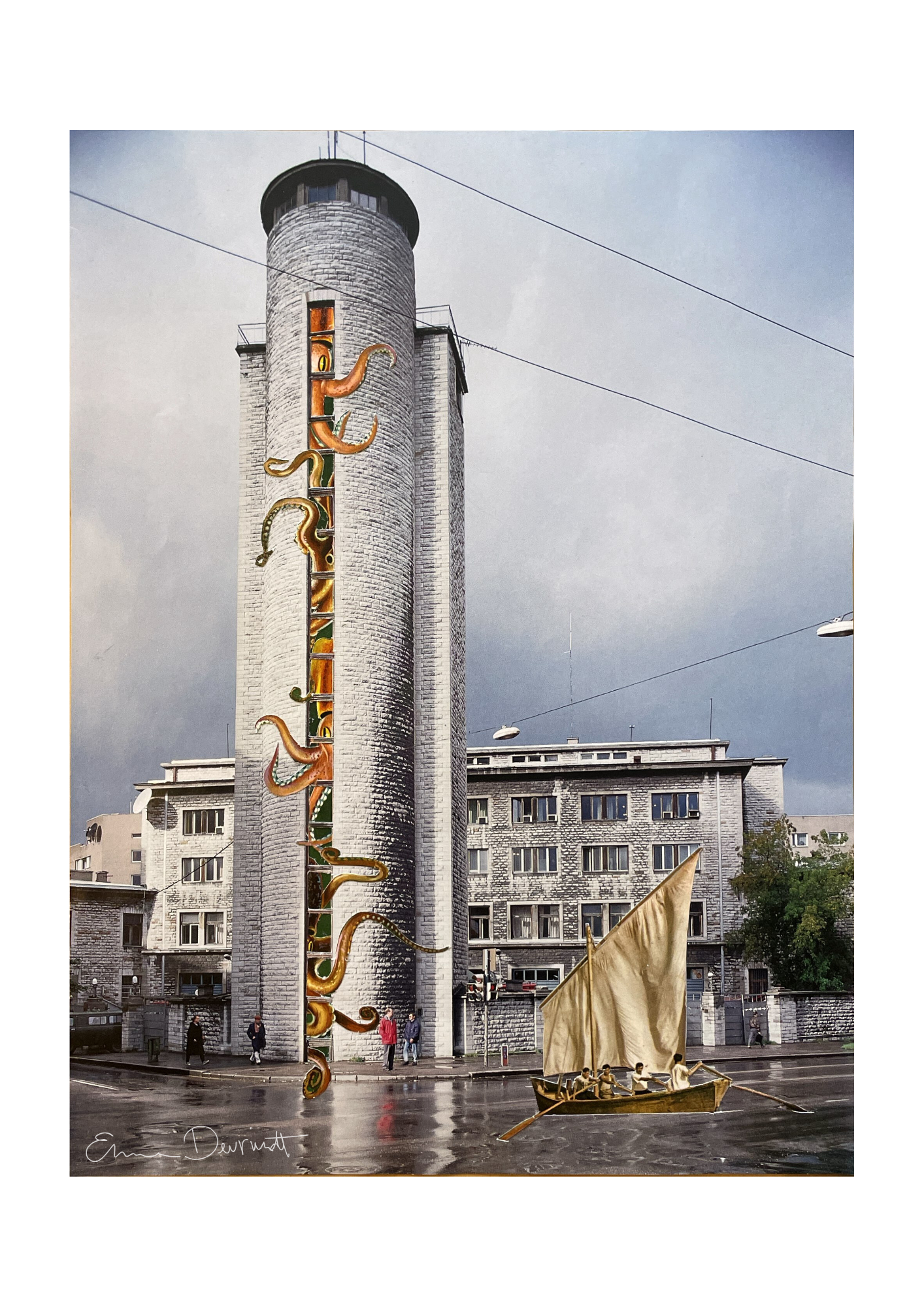 Collageprint 'Sail Away'