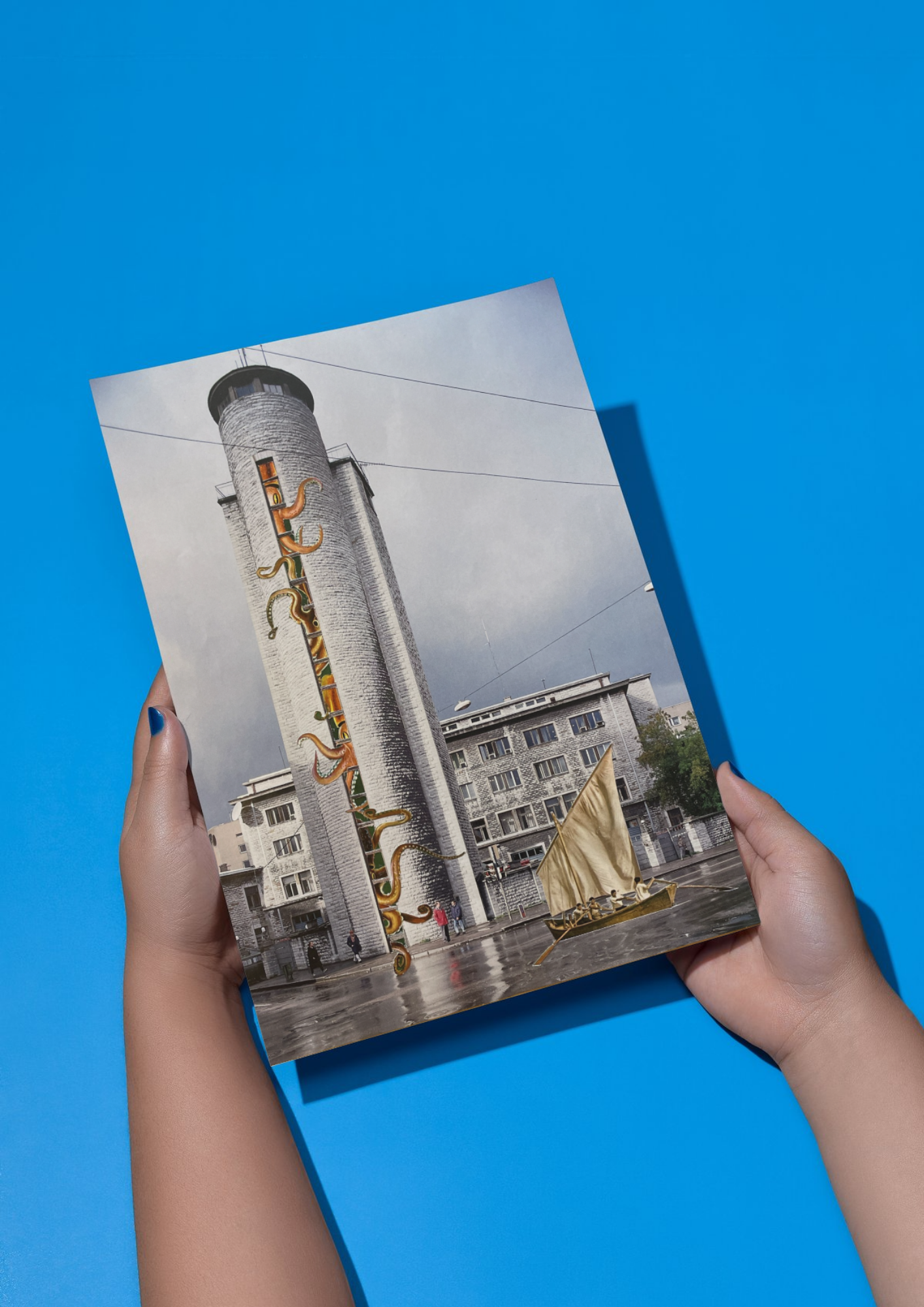 Collageprint 'Sail Away'