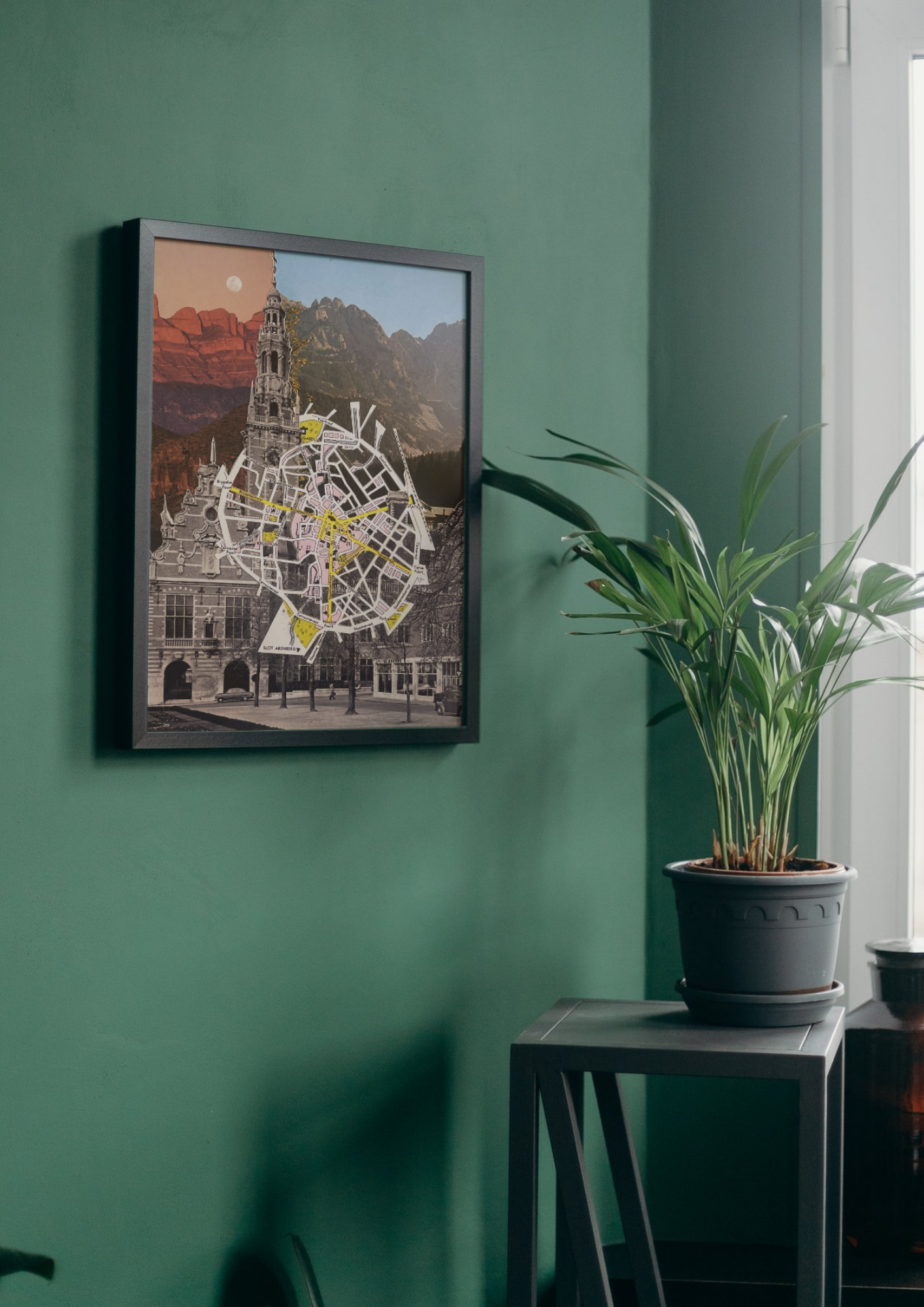 Collageprint 'Oldschool Leuven'