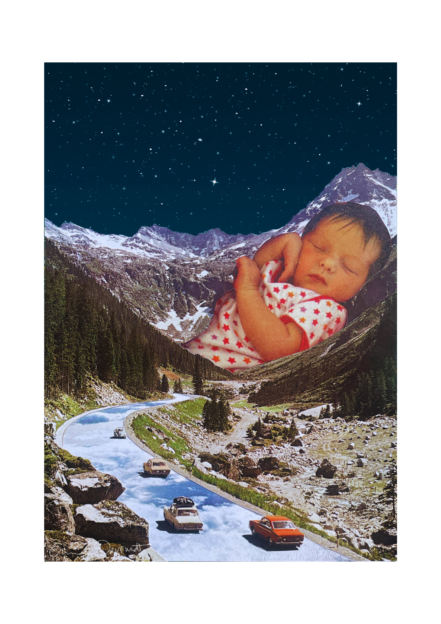 Collageprint 'New Adventure'