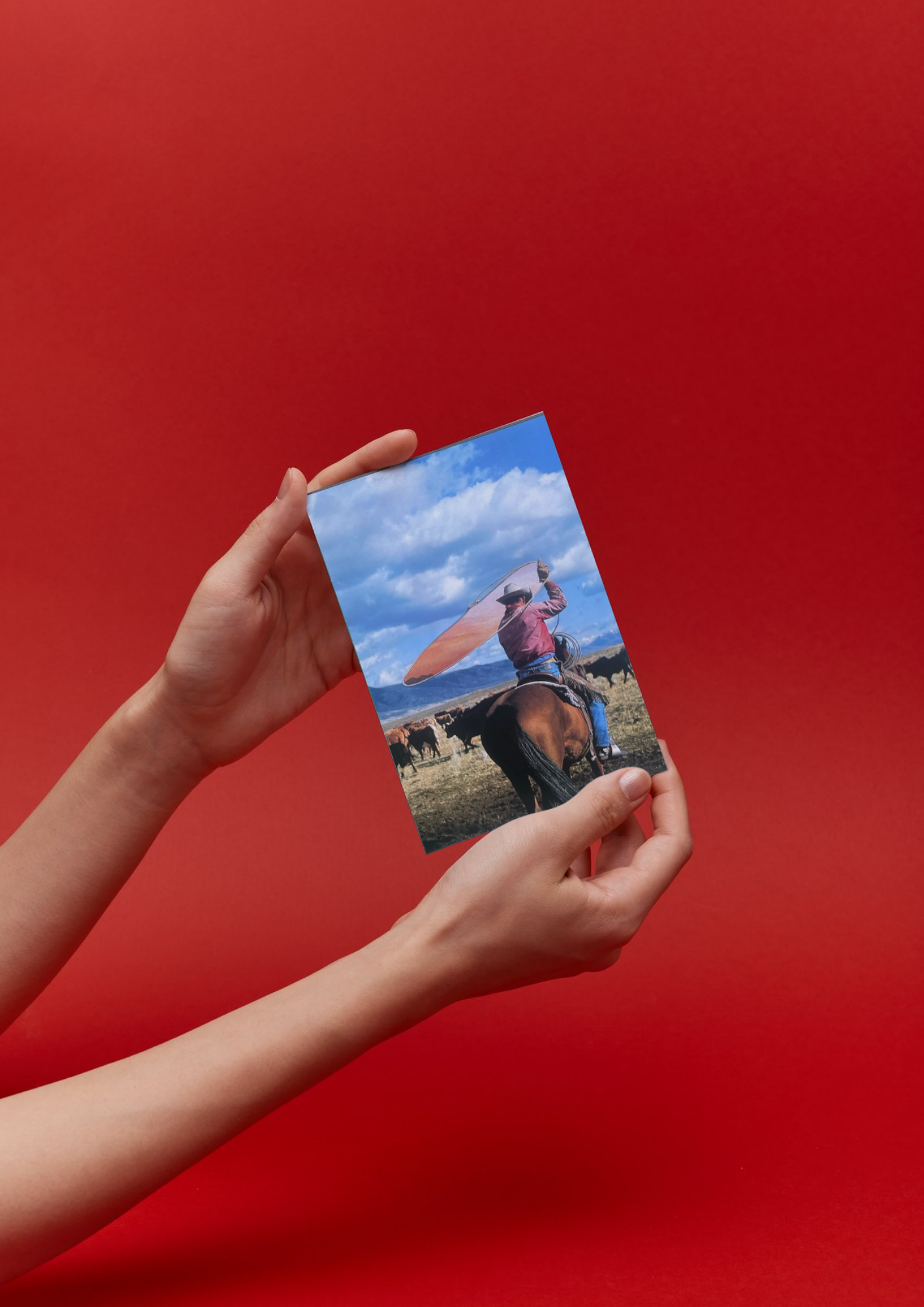 Collageprint 'Catching Sunset'