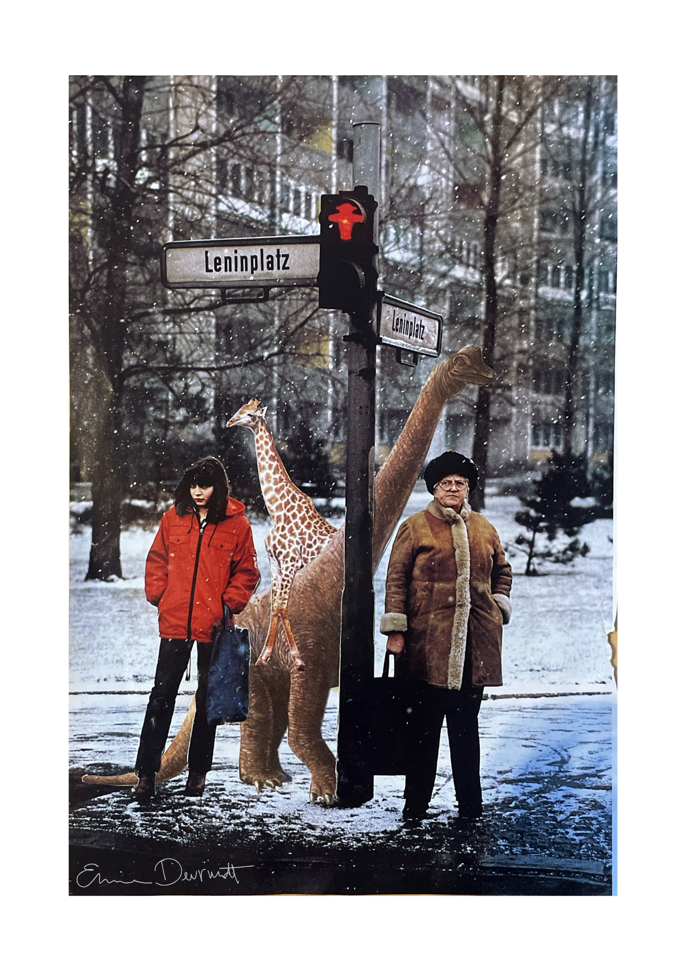 Collageprint 'Leninplatz'