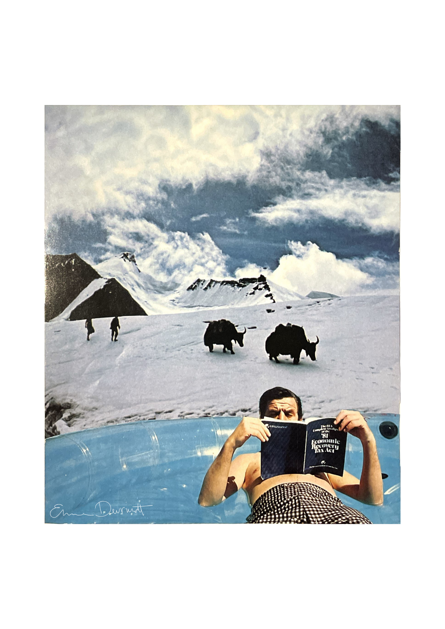 Collageprint 'Chilling'