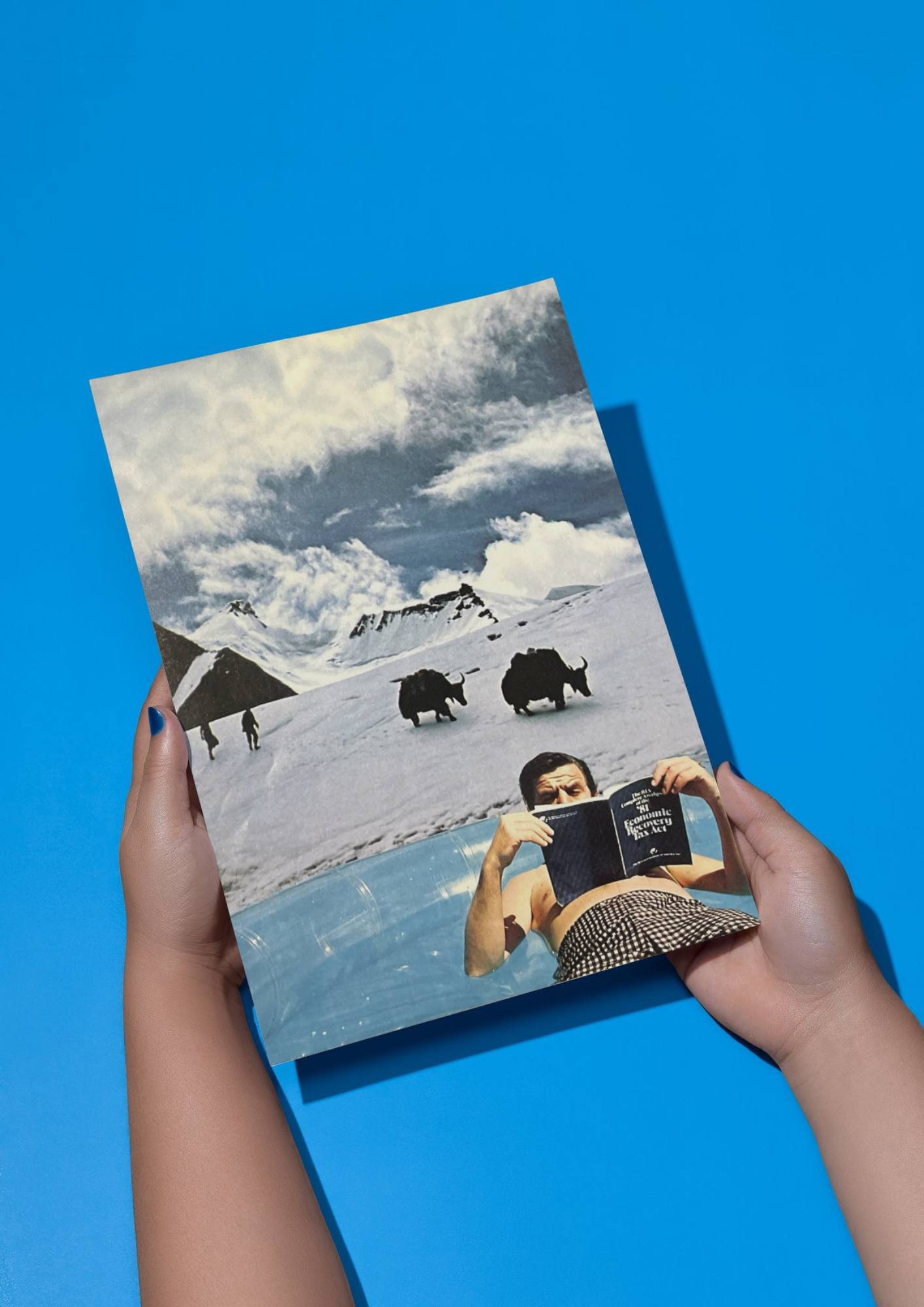 Collageprint 'Chilling'