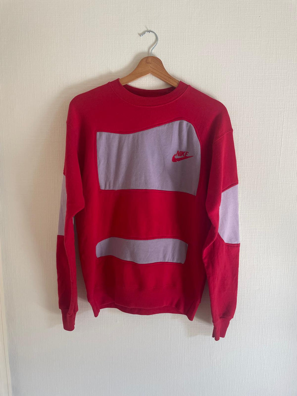 Brand remix - Nike sweater S (rood/paars)