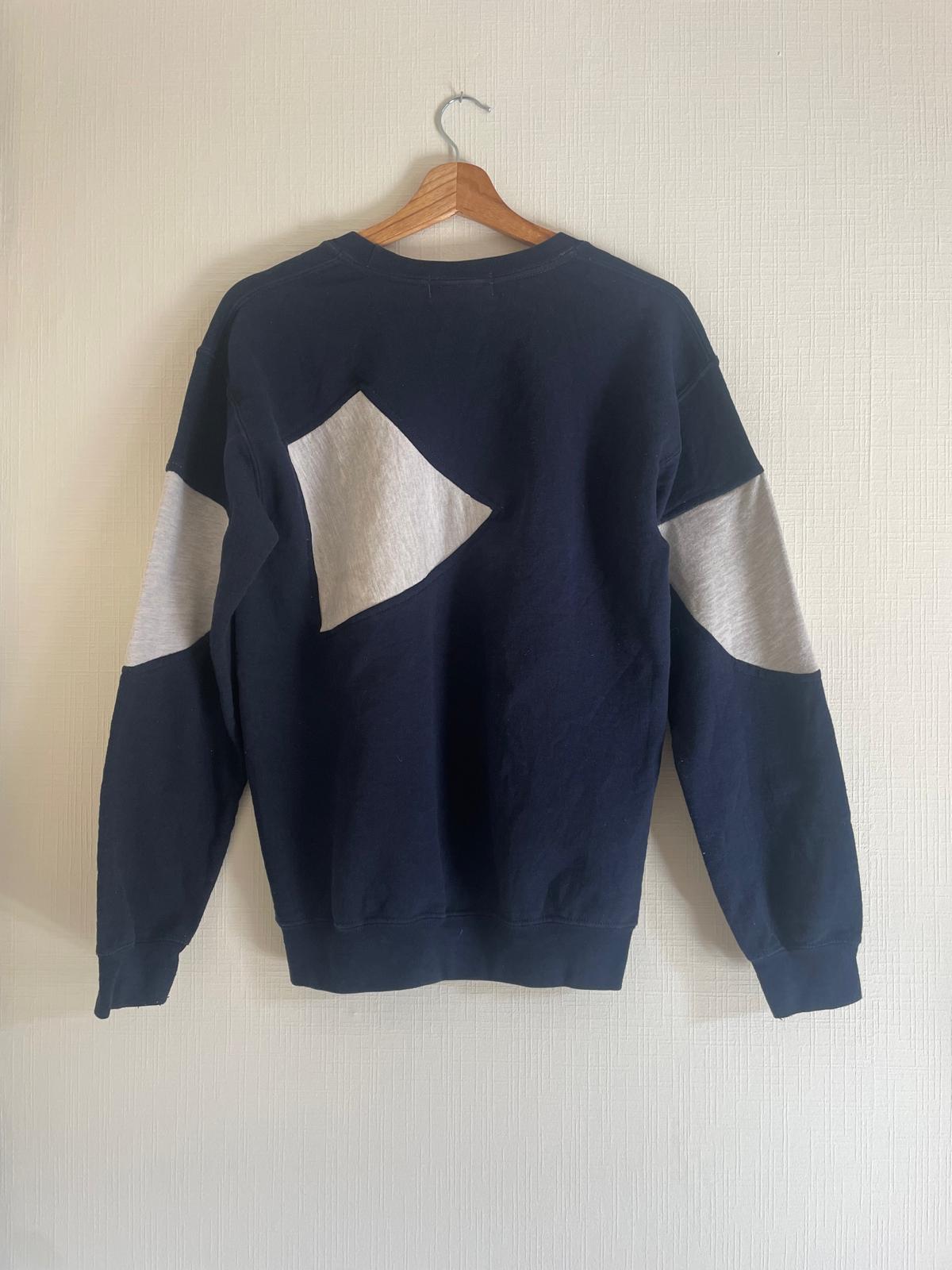 Brand remix - Polo sweater S (donkerblauw/grijs)