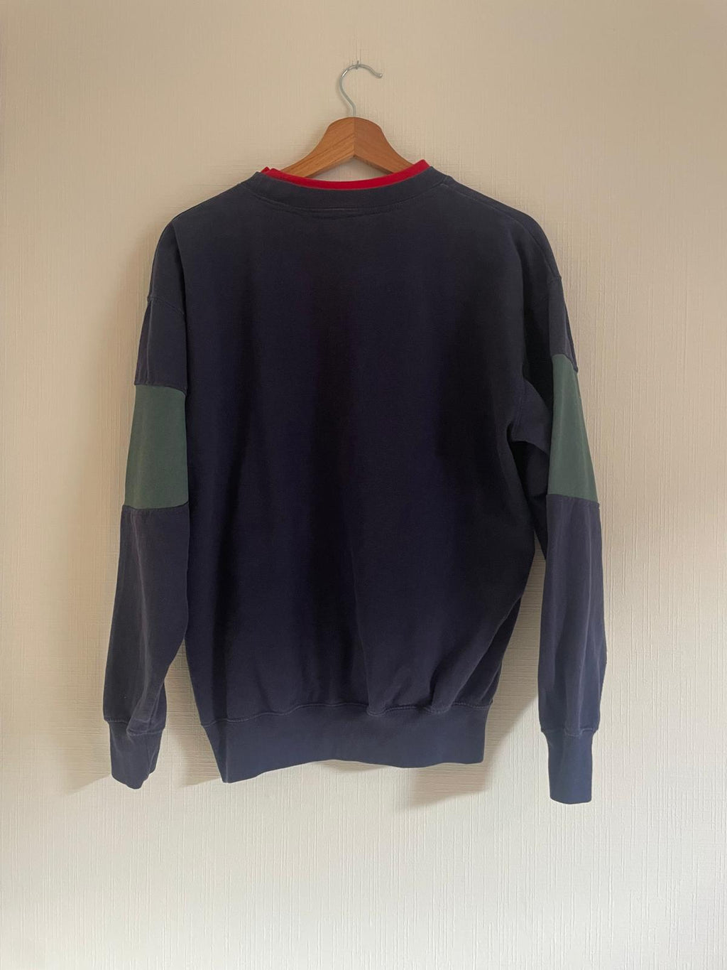 Brand remix - Adidas sweater S (donkerblauw/groen)
